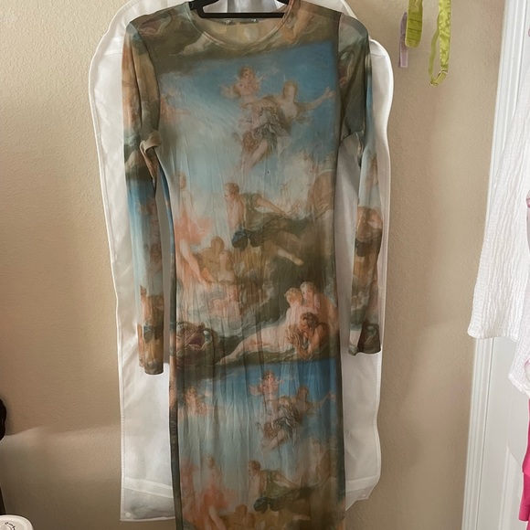 See-through heavenly bodies thrifted dress - Picture 1 of 4